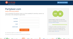 Desktop Screenshot of partybeer.com